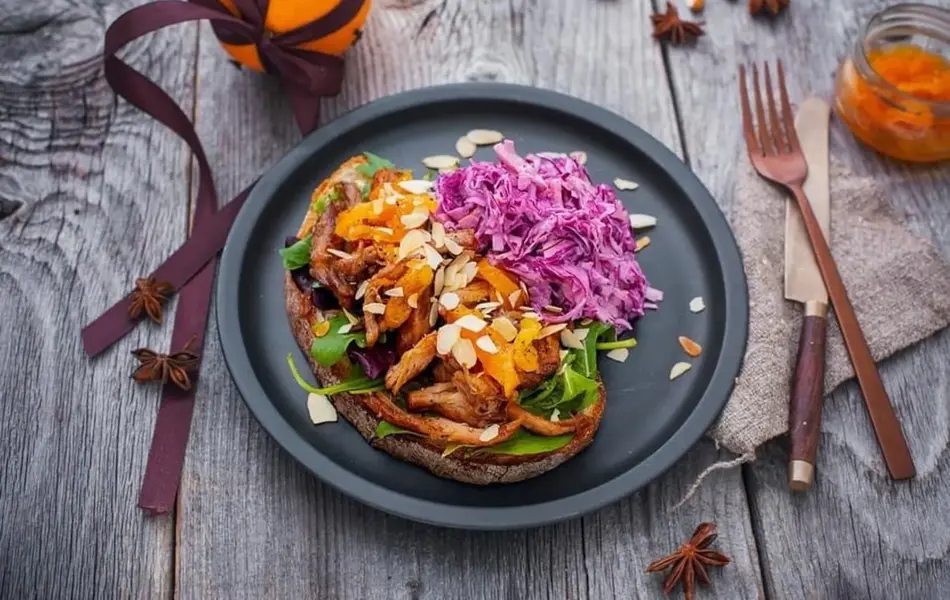 julesandwich hos jordbærpikene