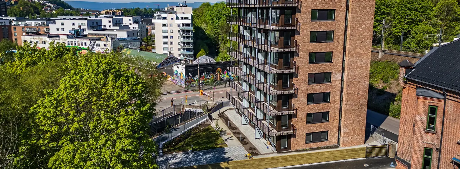 Bilde av bygg på Arnljot Gellines vei 1