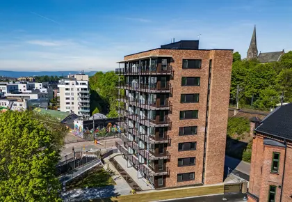 Bilde av bygg på Arnljot Gellines vei 1