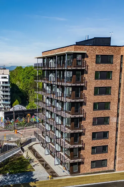 Bilde av bygg på Arnljot Gellines vei 1