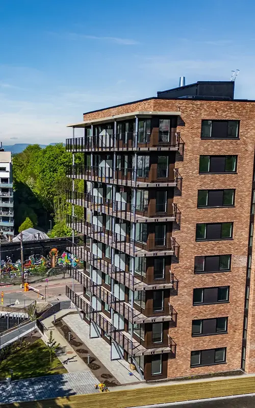 Bilde av bygg på Arnljot Gellines vei 1
