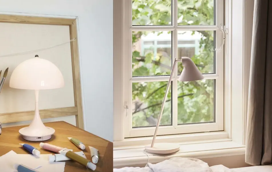 Bordlamper fra Christiania Belysning