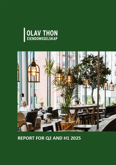 Forsidebilde av OTE rapport for 2. kvartal 2025