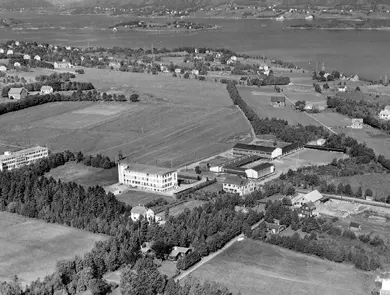 Bilde av landskap før AMFI Moa ble bygd