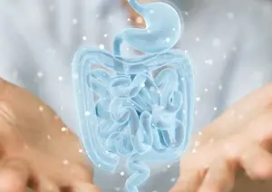 bilde av en tarm, AI generert