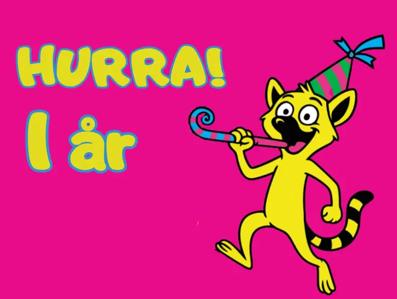 Kids outlet er 1 år