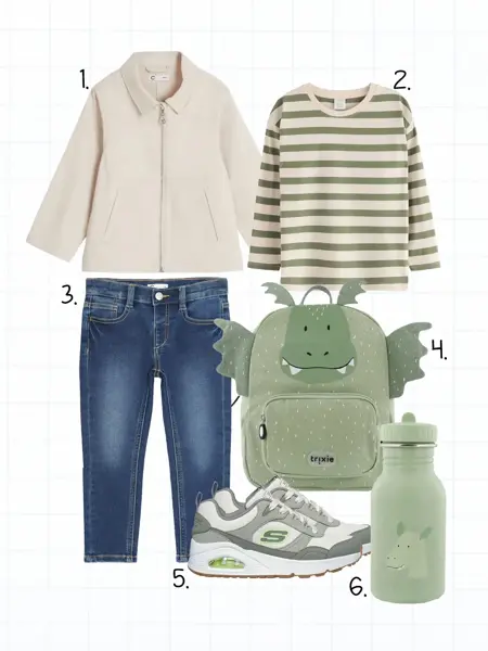 Antrekk til første dag i første klasse