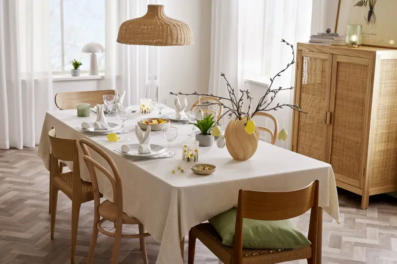 Tildekket bord til frokost