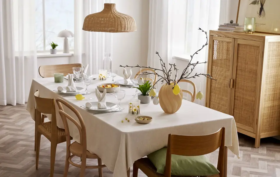 Tildekket bord til frokost