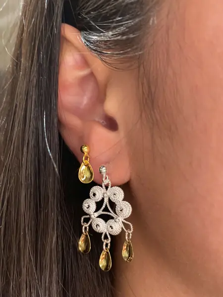 Dame med bunadsøredobber