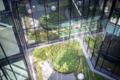 uteområde på Diagonalen. 