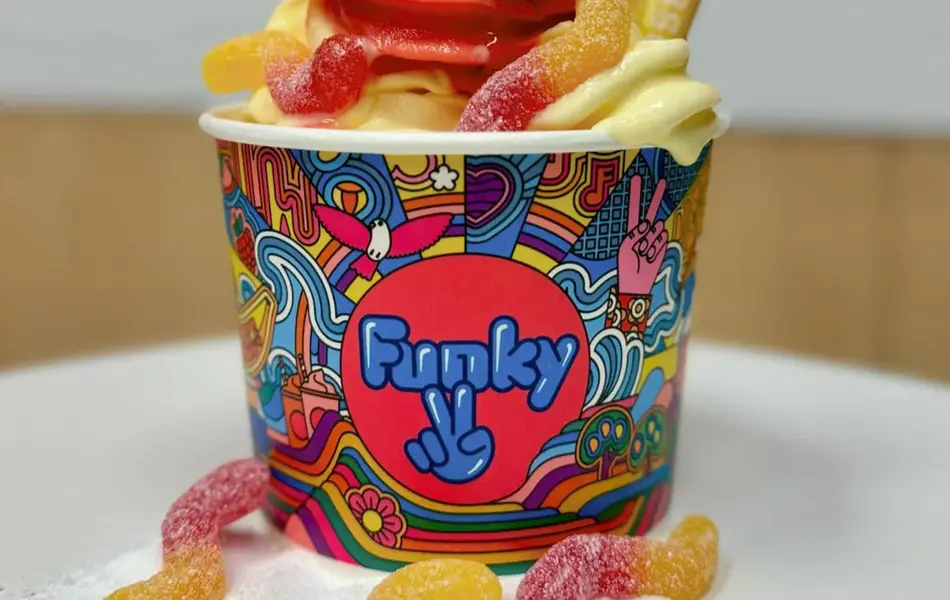 beger med funky frozen yogurt