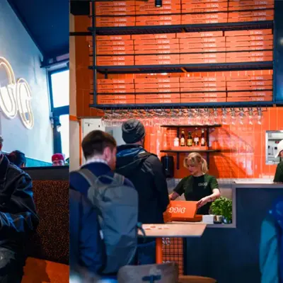 Aktivitet på restauranten Digg