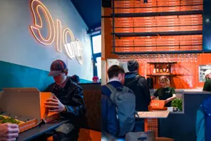 Aktivitet på restauranten Digg