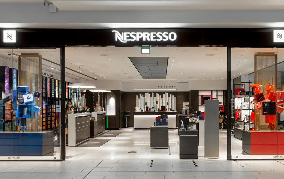 Fasade Nespressobutikk