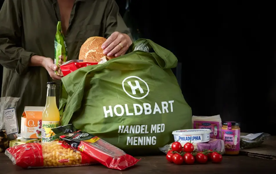 handlenett med varer fra holdbart