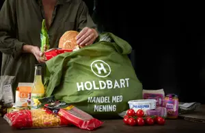 handlenett med varer fra holdbart