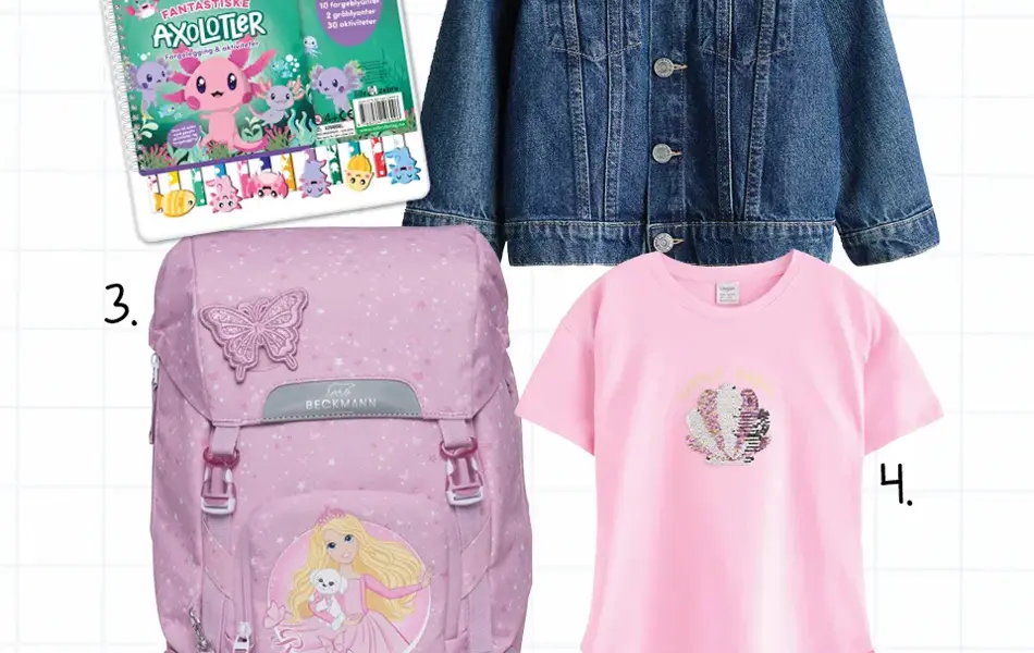 Antrekk til første dag i første klasse