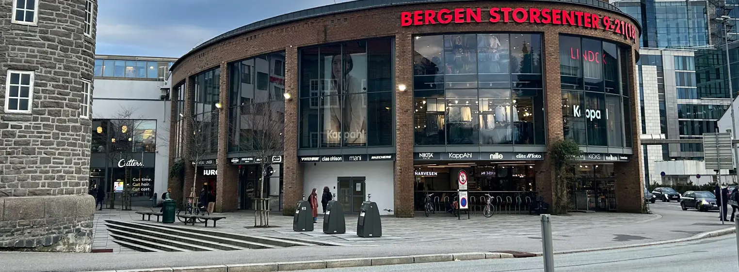 Fasadebilde av Bergen Storsenter