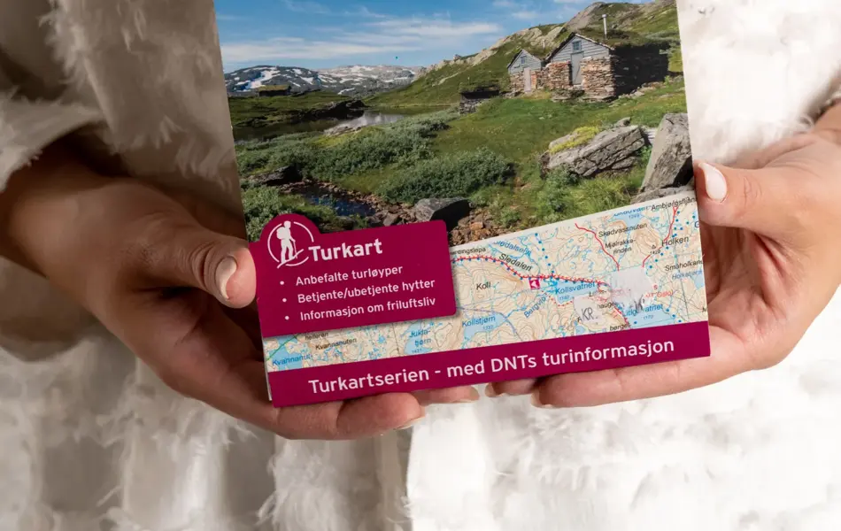 Kart, Hardangervidda vest