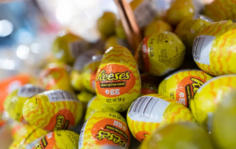 Påskegodt, sjokolade, påskeegg, påskekaniner