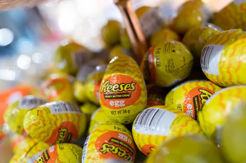 Påskegodt, sjokolade, påskeegg, påskekaniner