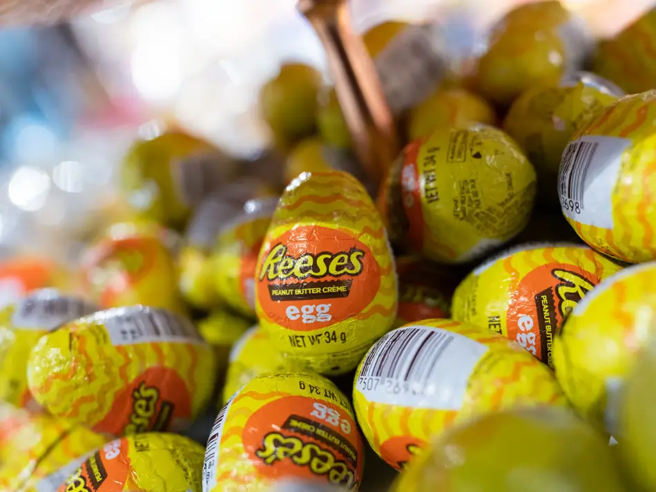 Påskegodt, sjokolade, påskeegg, påskekaniner