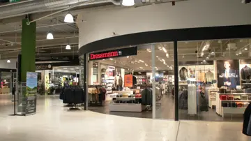Bilde fra Bjørneparken Kjøpesenter hvor man ser et utvalg av butikkene.