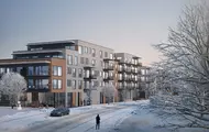 Illustrasjon av Wessel Park i Vestby
