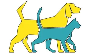 Dyrebutikken Kvadrat logo.