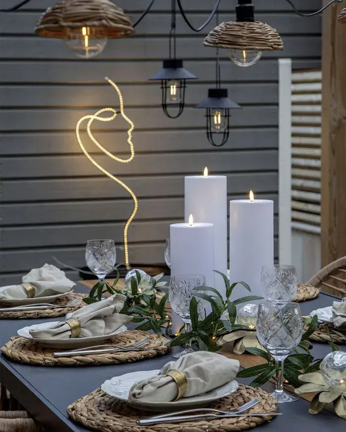 Produkter og bordpynt fra Christiania Belysning