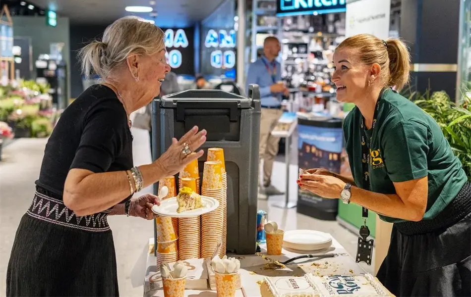Senterleder Christina Omland på AMFI Vågsbygd under Vågsbygddagne