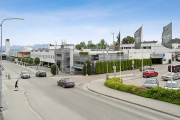 Thon Senter Roseby fasade, oversiktsbilde.