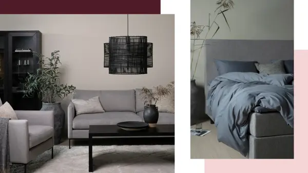 Seng og sofa