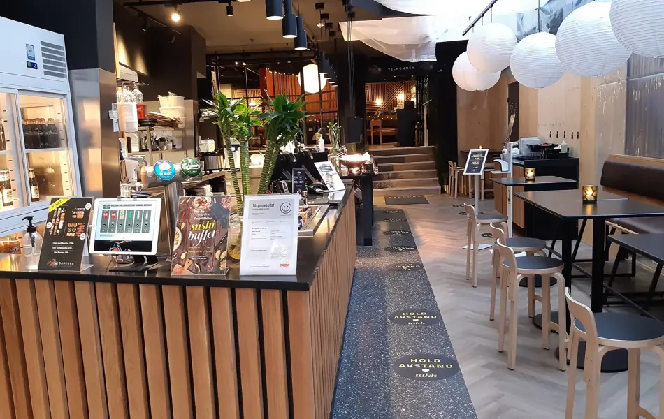 Sabrura Sushi - restaurant-inngangsparti