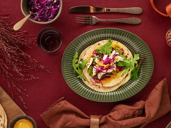 Julemat kaklun i lefse