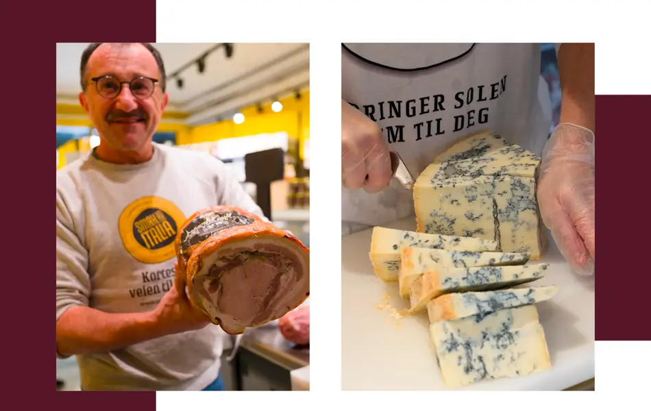 Cristiano og hans medarbeidere på Smak av Italia har håndplukket gode smaker over hele Italia.