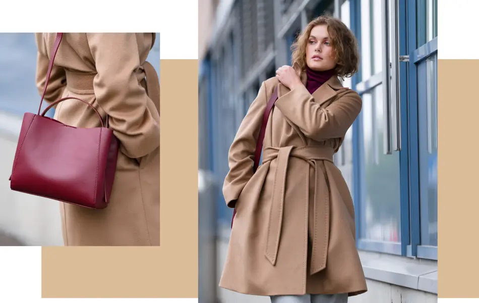 Høstens hotteste farger er uten tvil burgunder. Veske fra Gina Tricot kr 399,- 