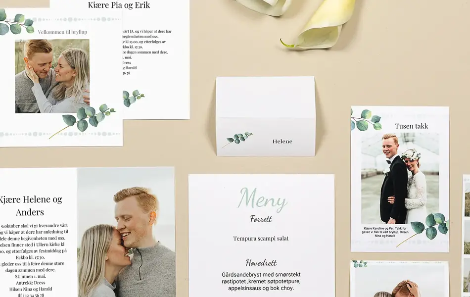 Bryllupsinvitasjoner