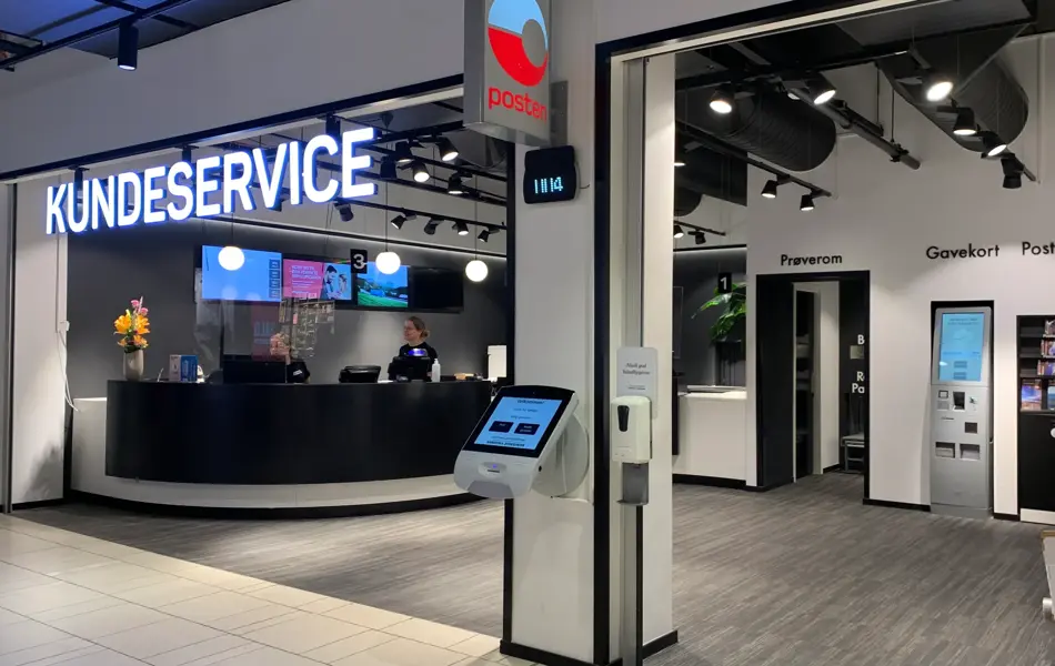 Kundeservice med Hentepunkt for DHL, Postnord og Posten 