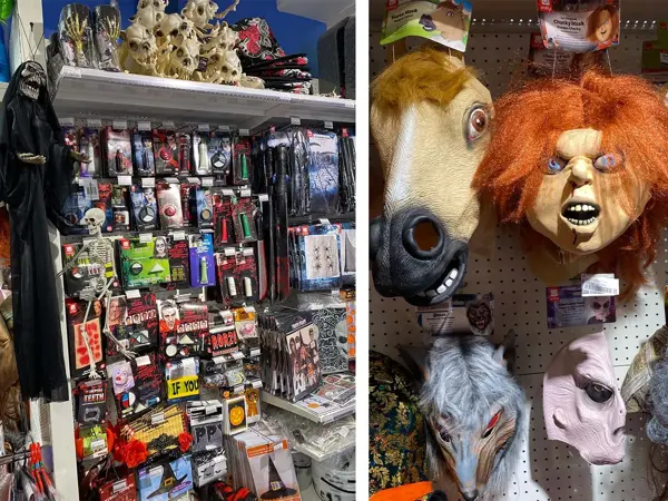 Utkledningsmasker og tilbehør