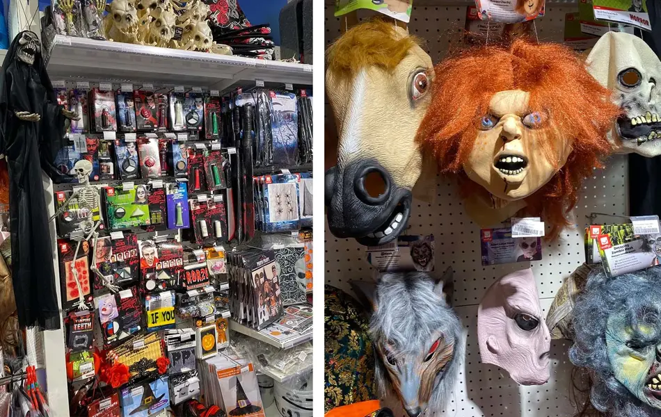 Utkledningsmasker og tilbehør