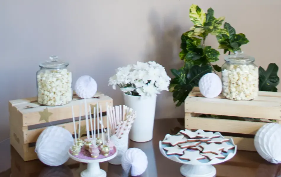 popcorn and  cookies on event party