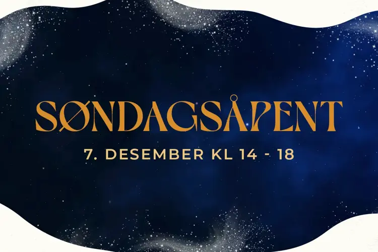 Søndagsåpent 7. desember