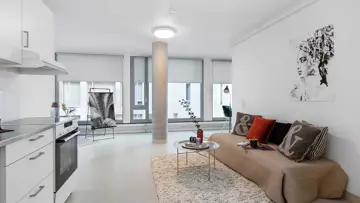 Interiør av stue i Diagonale