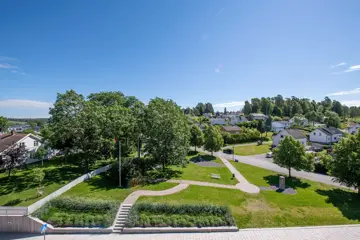 Utsikt fra balkong