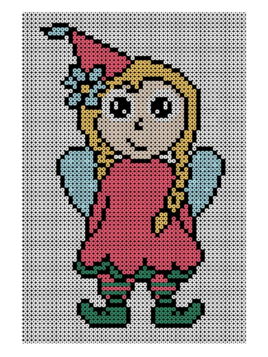 Strikkemønster amfelia foran