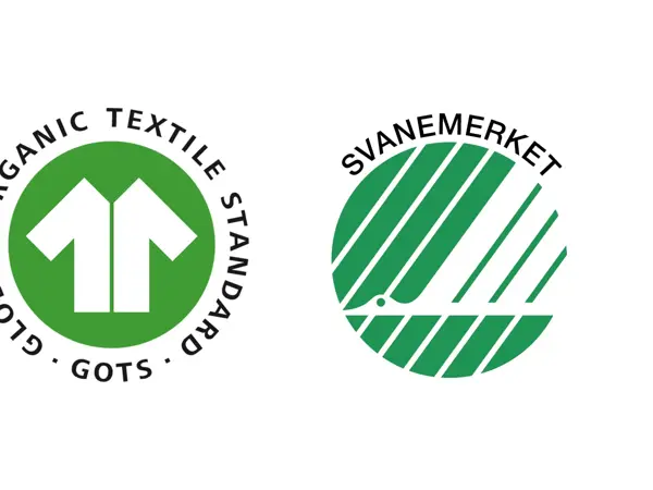logo GOTS og Svanemerket