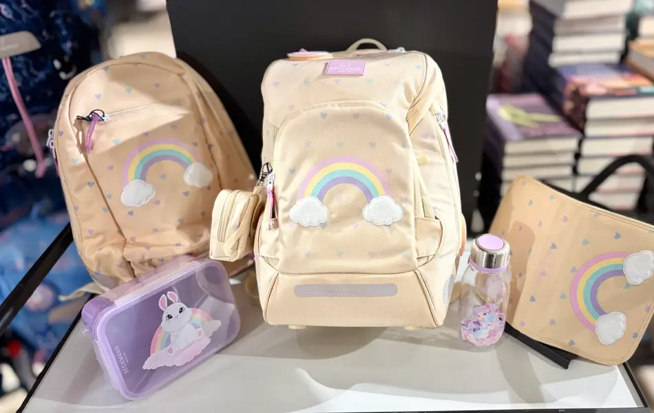 Ryggsekker med regnbue motiv