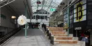 AMFI Knarvik fellesareal, i gangen mellom butikker